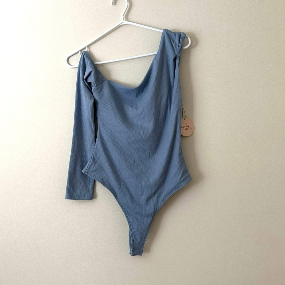 Revolve Nwt Camila Coehlo blue bodysuit - Picture 3 of 5